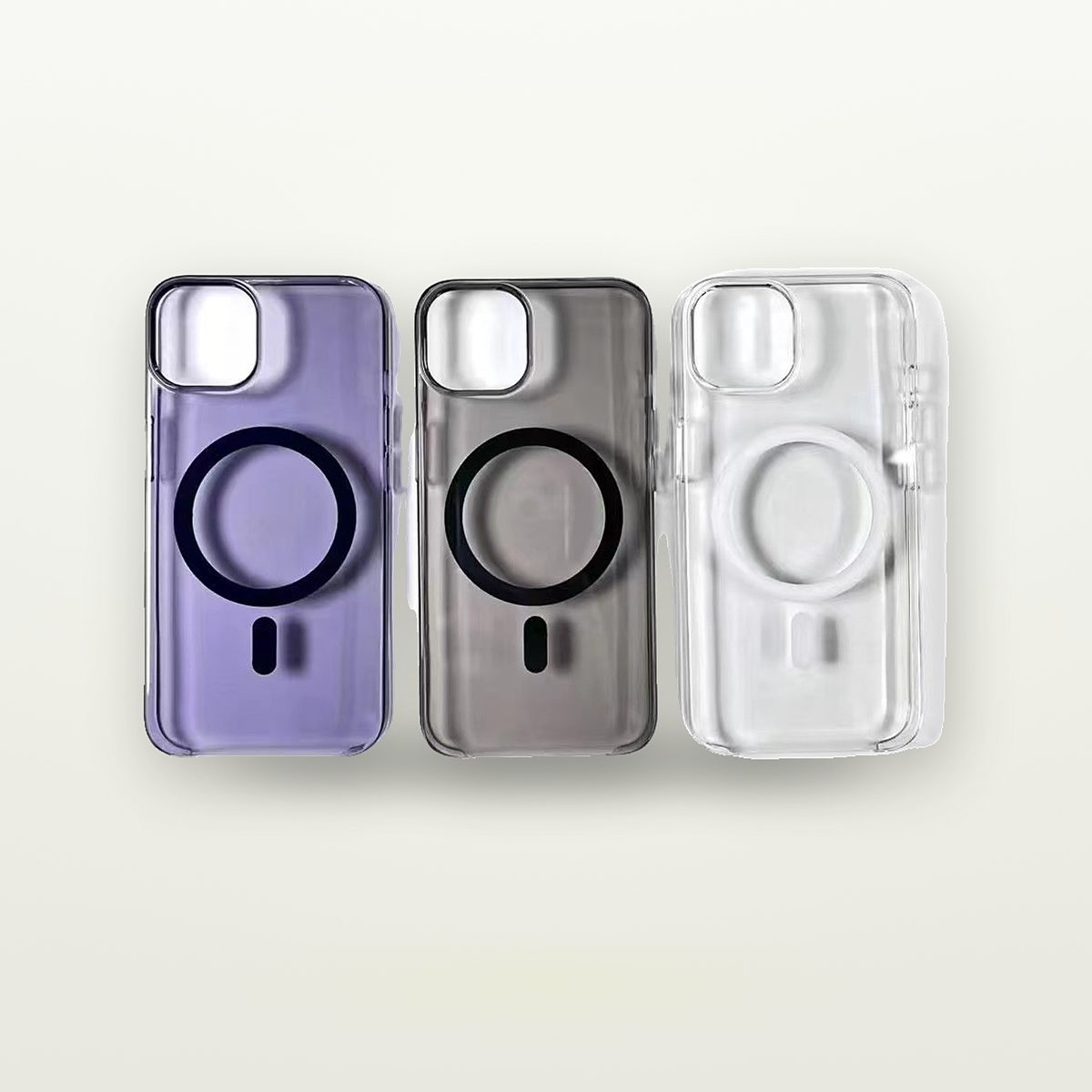 Crystal Clear MagSafe Hard Case for iPhone 12–16 — GripLux (8)