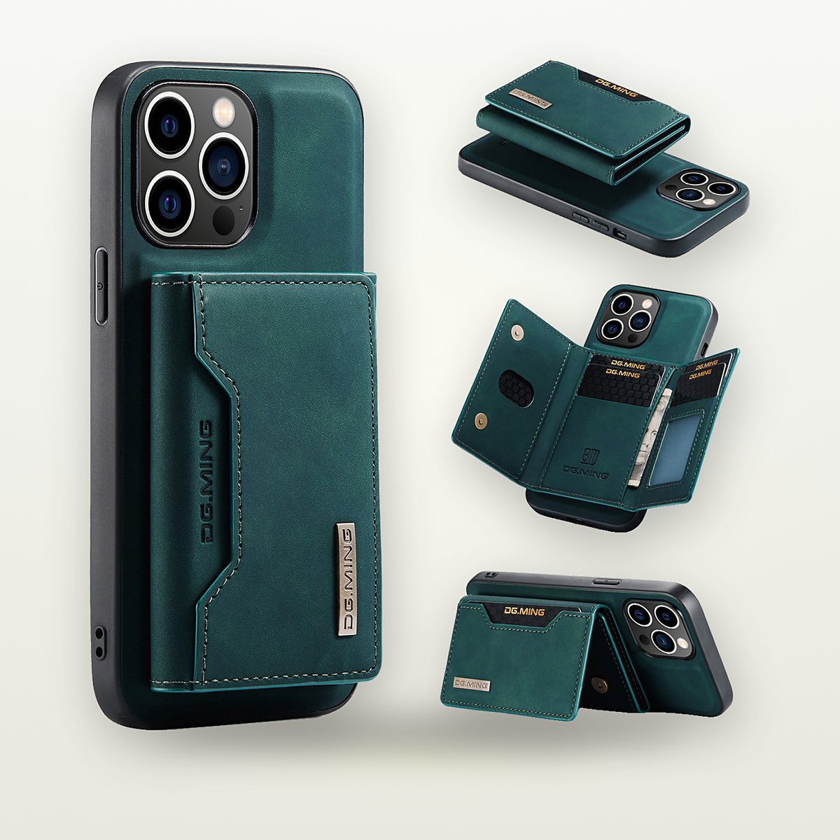 Two-Piece Card Holder MagSafe Case for iPhone 11–16 — GripLux (4)
