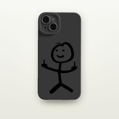 Hand Gesture Print Silicone Case for iPhone 12–16 — GripLux (3)