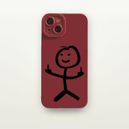 Hand Gesture Print Silicone Case for iPhone 12–16 — GripLux (9)