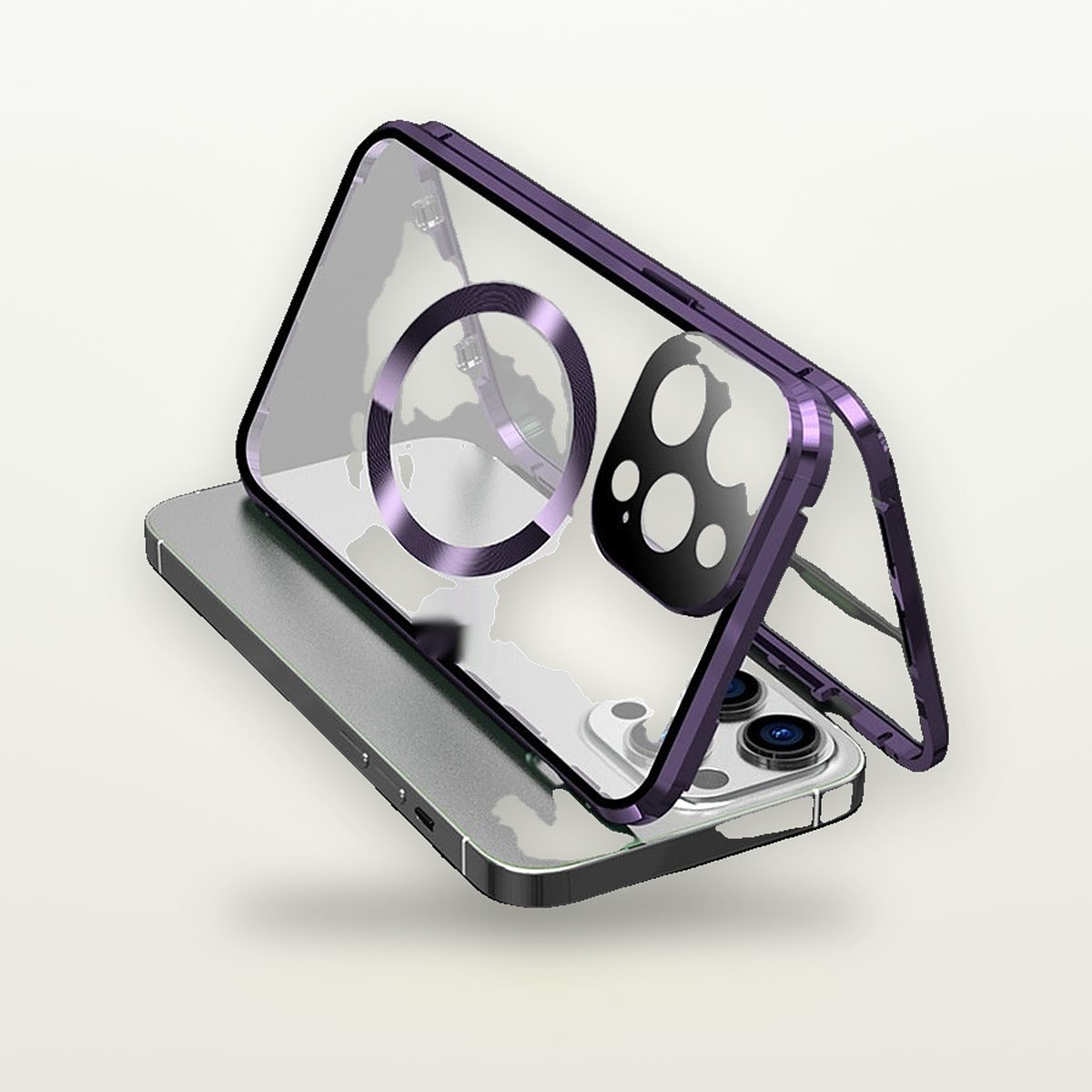 Metal Buckle MagSafe Case for iPhone 11–16 — GripLux (8)