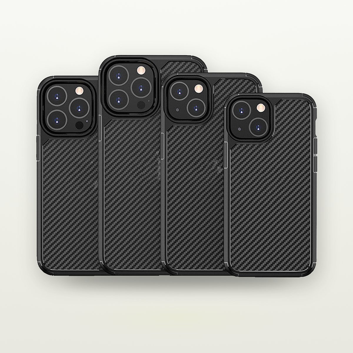 Carbon Fiber Pattern Anti-Drop Case for iPhone 11–16 — GripLux (7)