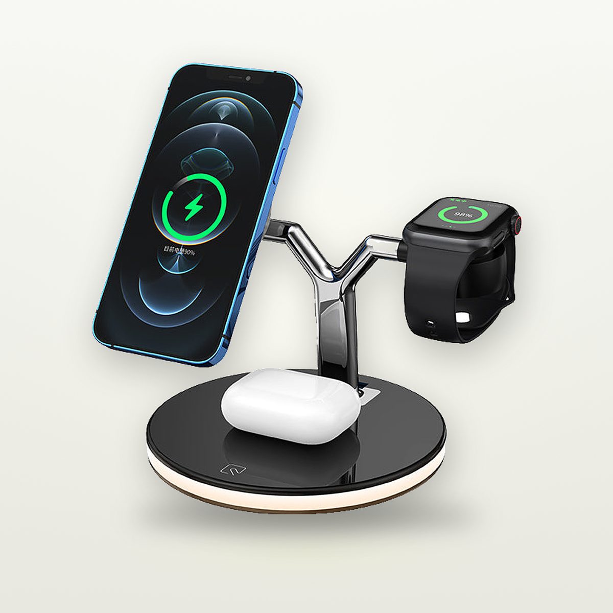 Desk 3-in-1 MagSafe-Compatible Charging Station — GripLux (2)