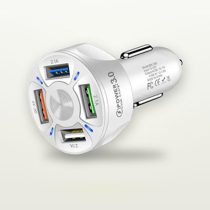 45W Four-Device Fast Car Charger — GripLux (5)