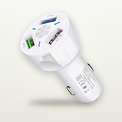 45W Four-Device Fast Car Charger — GripLux (6)