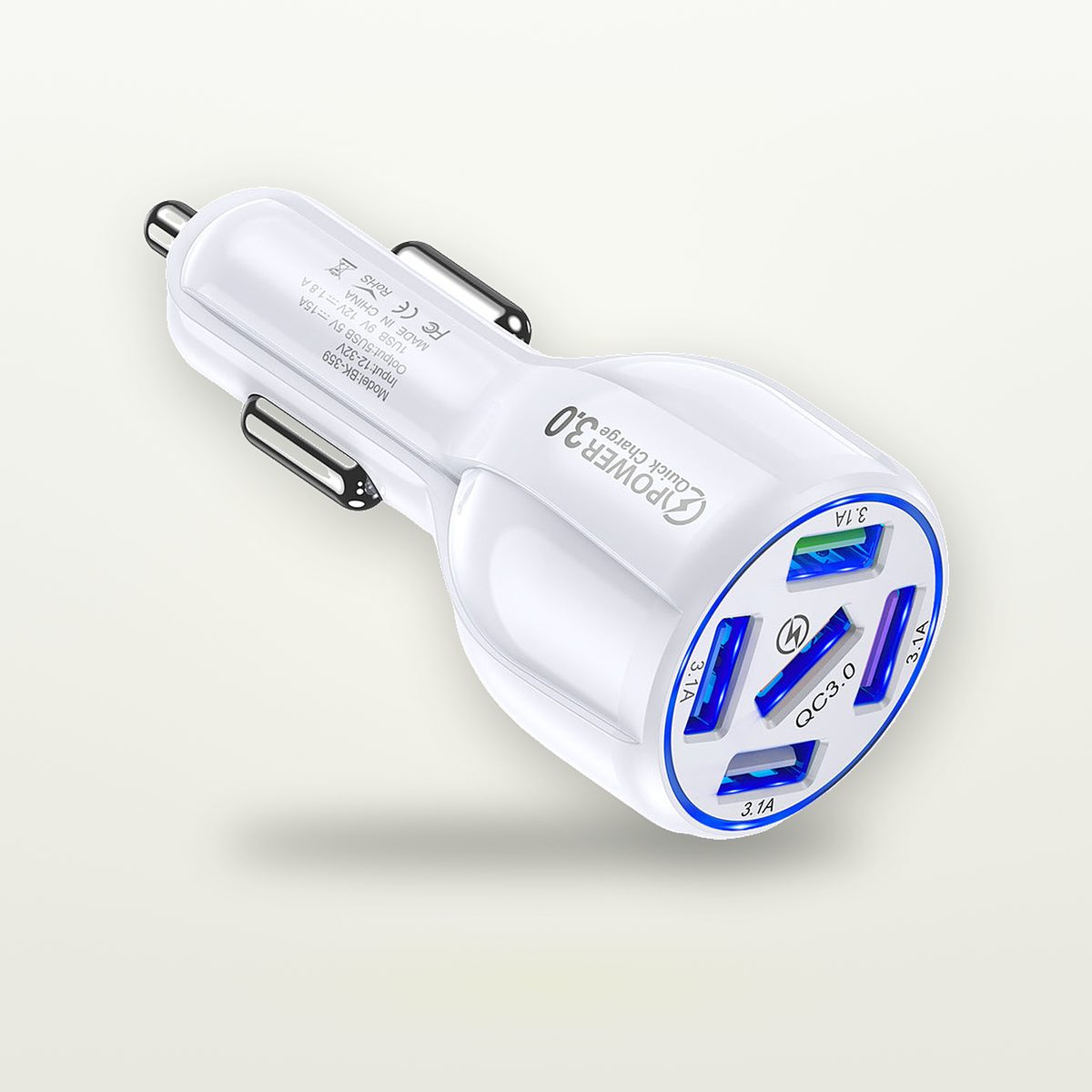 5-Port USB Fast Car Charger — GripLux (4)