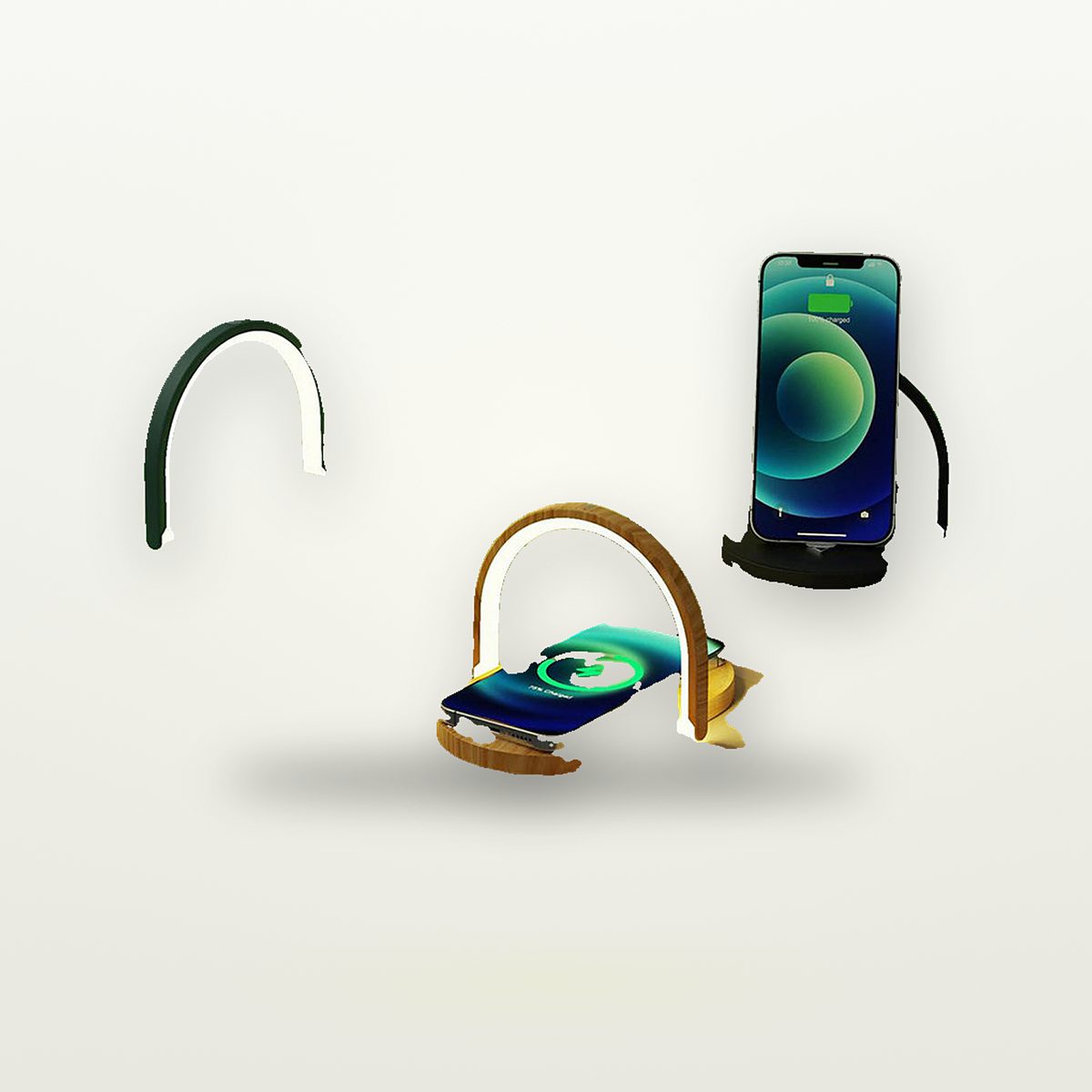 Foldable Night Light Wireless Charging Stand — GripLux (2)