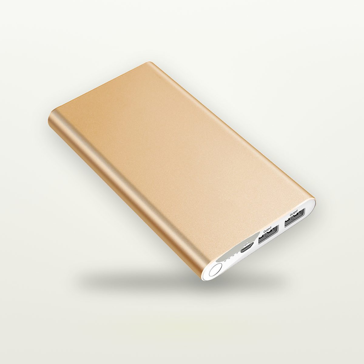 Ultra-Thin Aluminum 12,000mAh Power Bank — GripLux