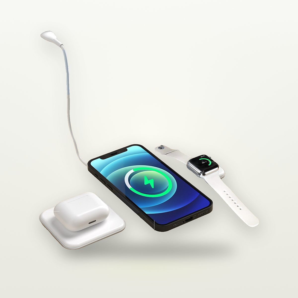 Foldaway 3-in-1 MagSafe-Compatible Travel Charger — GripLux