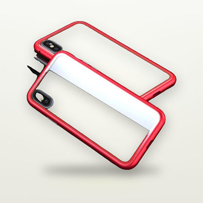 Magnetic Metal Frame Tempered Glass Case for iPhone 11–15 — GripLux