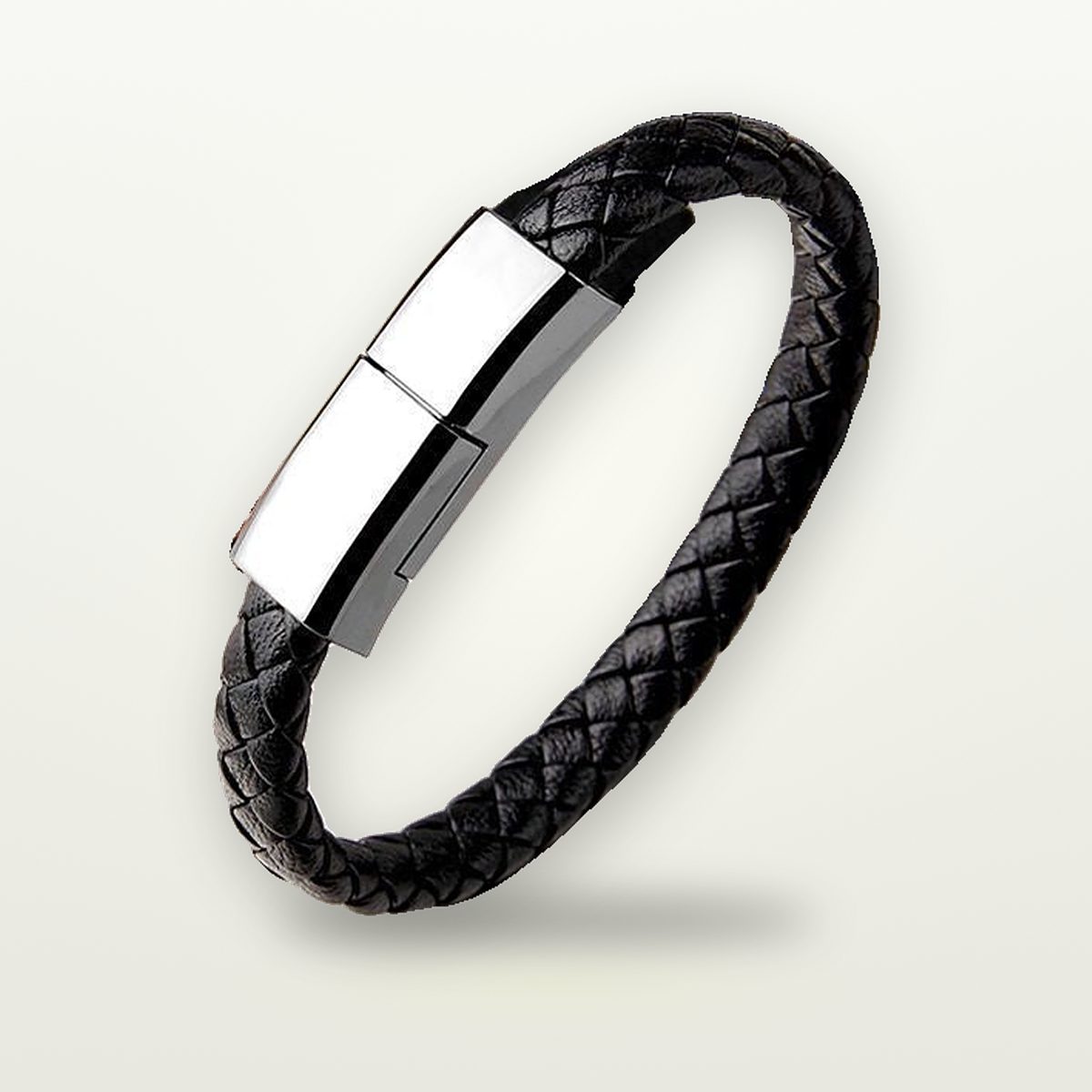 Braided Leather Bracelet Charging Cable — GripLux (2)