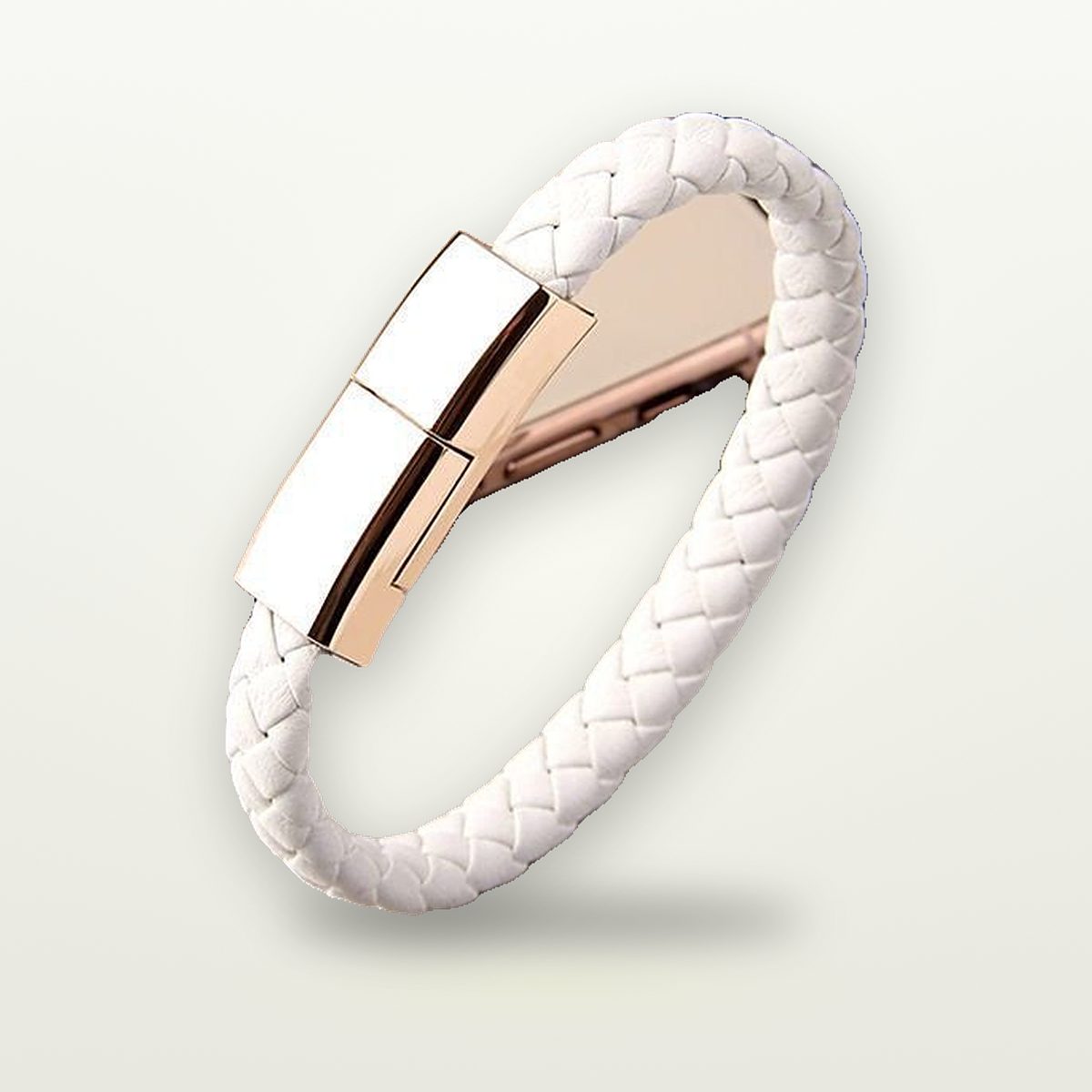 Braided Leather Bracelet Charging Cable — GripLux