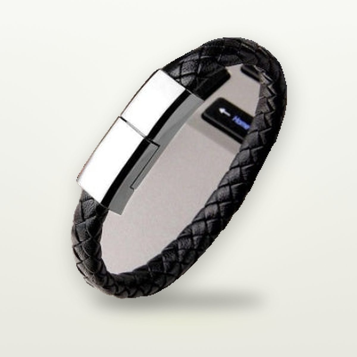 Braided Leather Bracelet Charging Cable — GripLux (4)