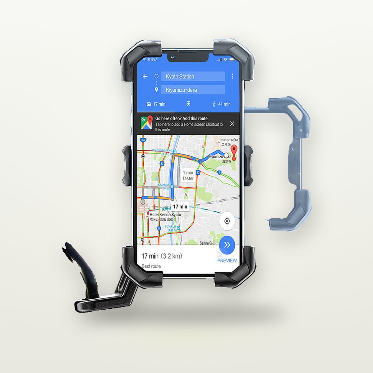 Minimalist Bike & Motorcycle Phone Holder — GripLux (4)