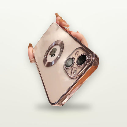 Clear Plated Case with Built-In Lens Guard for iPhone 11–15 — GripLux (9)