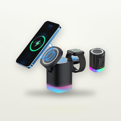 RGB Glow 3-in-1 Magnetic Charging Cube — GripLux