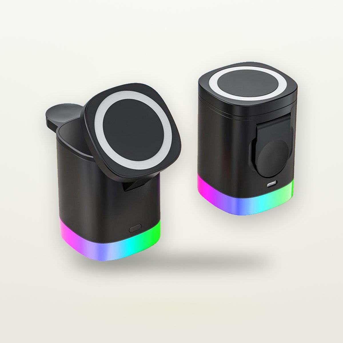 RGB Glow 3-in-1 Magnetic Charging Cube — GripLux (3)