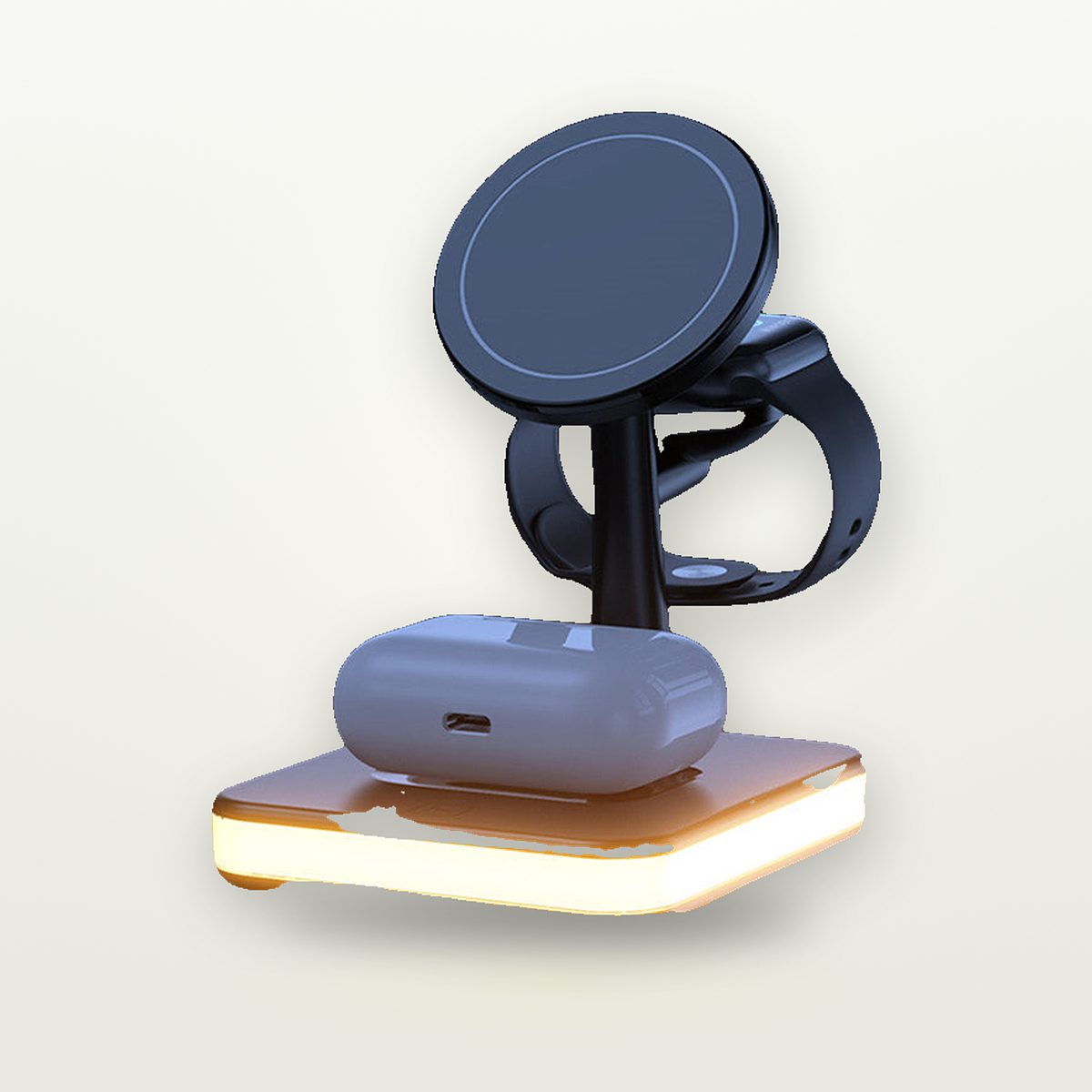 Upright 4-in-1 MagSafe-Compatible Charging Dock — GripLux