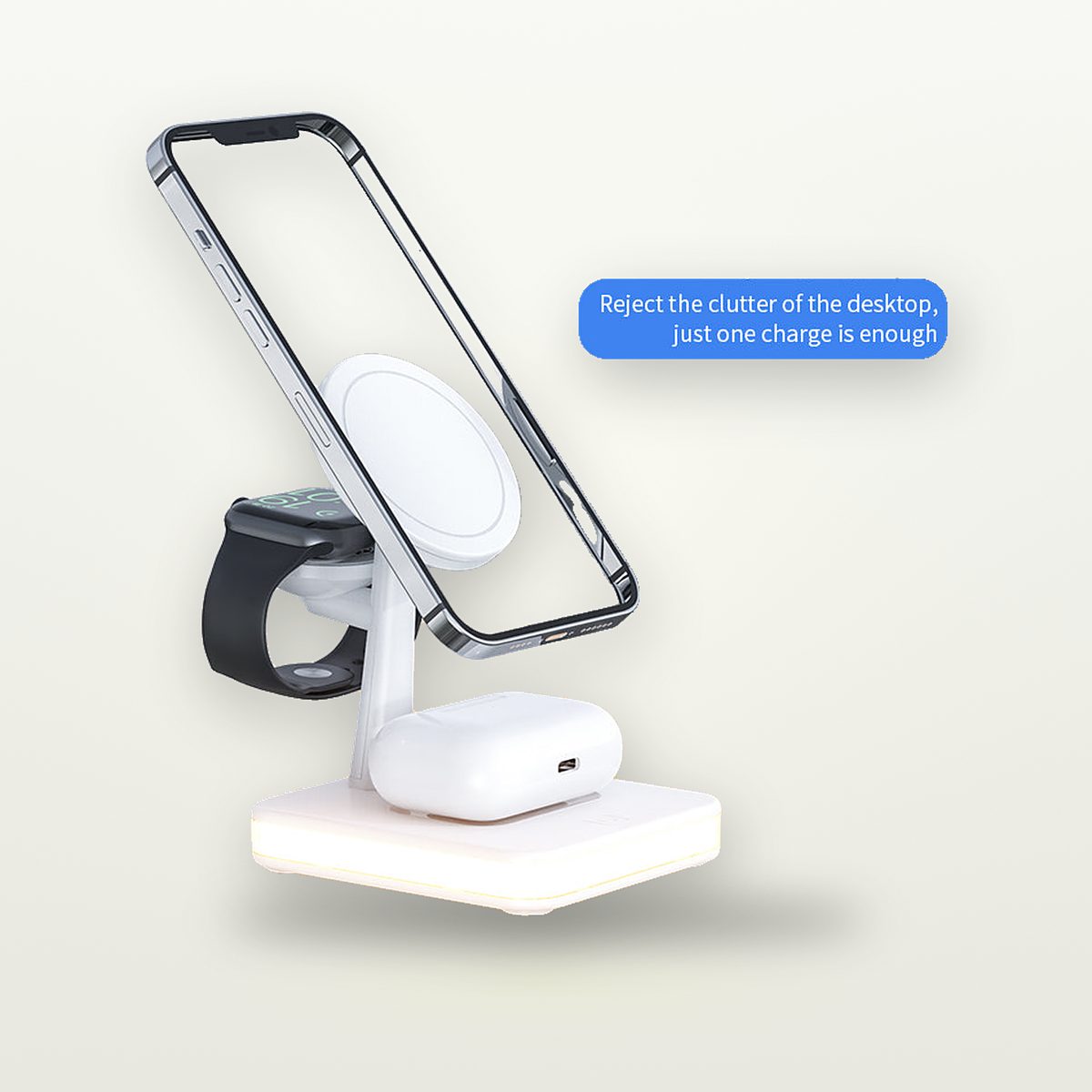 Upright 4-in-1 MagSafe-Compatible Charging Dock — GripLux (2)