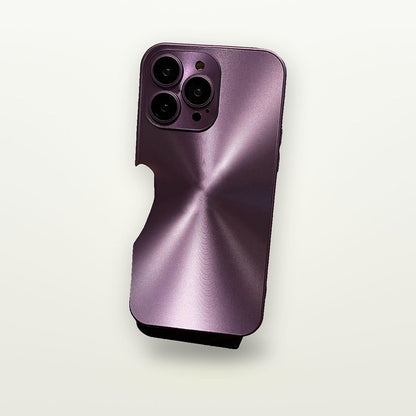 Frosted Metal Lens-Frame Case for iPhone 11–14 — GripLux