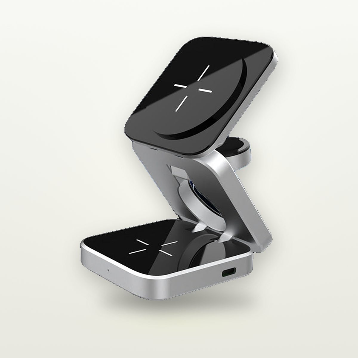 Foldaway 15W 3-in-1 MagSafe-Compatible Charger — GripLux