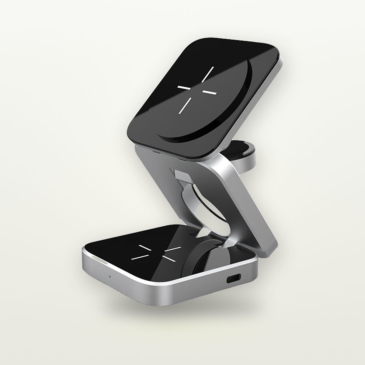 Foldaway 15W 3-in-1 MagSafe-Compatible Charger — GripLux (7)