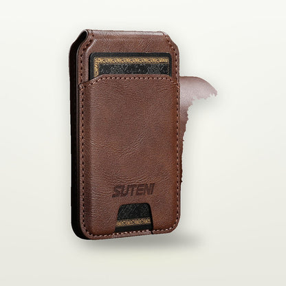 Faux Leather MagSafe Card Wallet with Stand — GripLux (2)