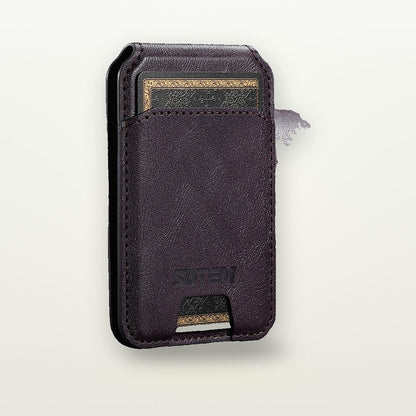 Faux Leather MagSafe Card Wallet with Stand — GripLux (4)