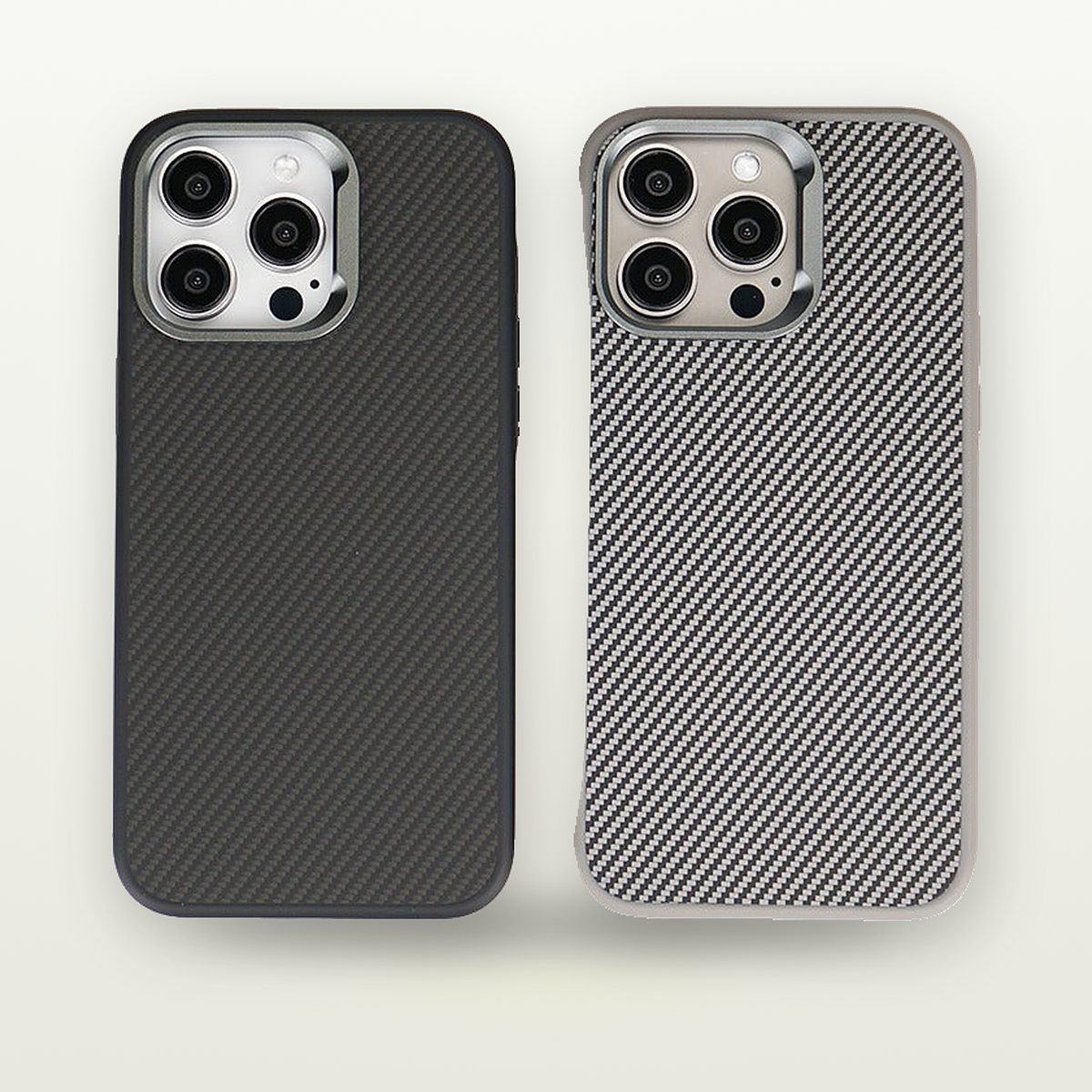 Carbon Texture Frosted Hard Case for iPhone 12–17 & Air — GripLux (4)