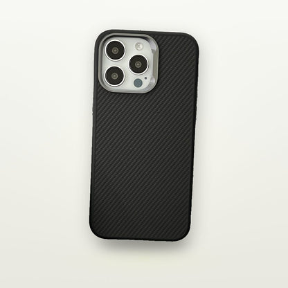 Carbon Texture Frosted Hard Case for iPhone 12–17 & Air — GripLux (5)