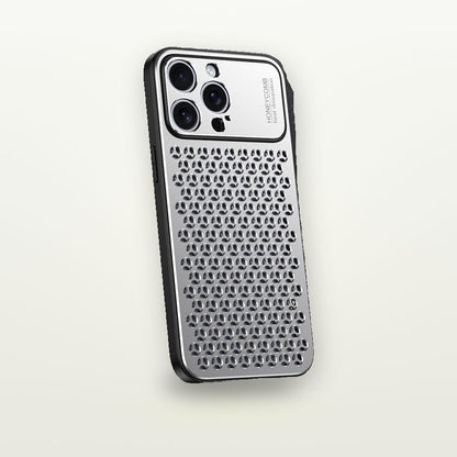 Honeycomb Metal Cooling Case for iPhone 13–17 & Air — GripLux (7)