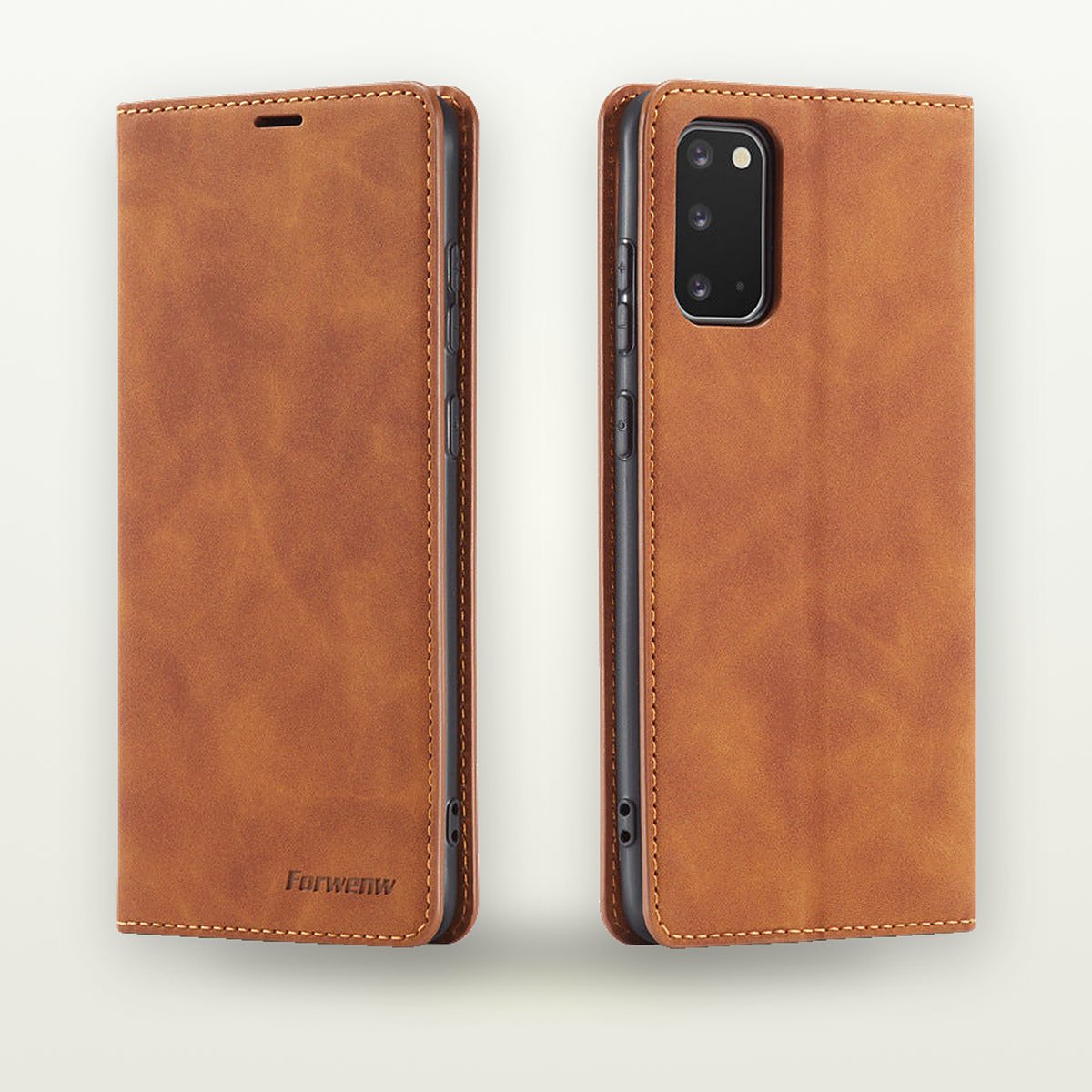 Retro Flip Wallet Case with Card Slots for Galaxy S10–S25 — GripLux (2)