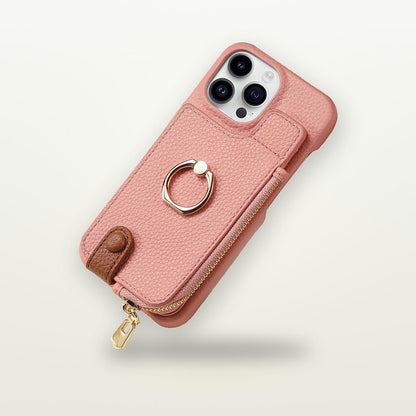 Zipper Card Pocket Ring Stand Case for iPhone 11–17 — GripLux (6)