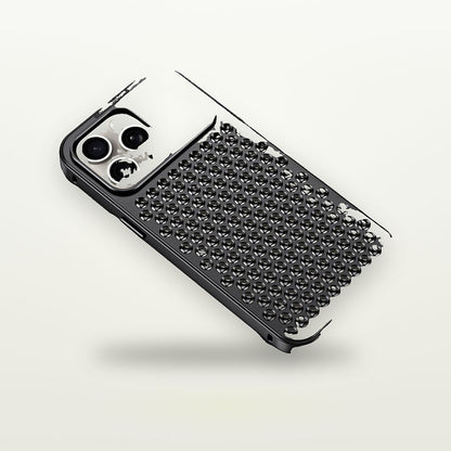 Carved Aluminum Alloy Case for iPhone 12–16 — GripLux (5)