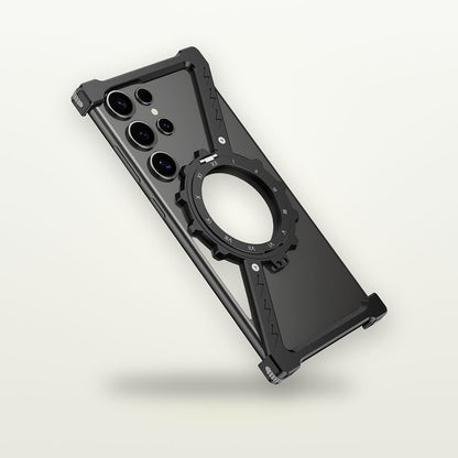 CNC Aluminum Z-Stand Magnetic Case for Galaxy S22–S25 Ultra — GripLux (5)