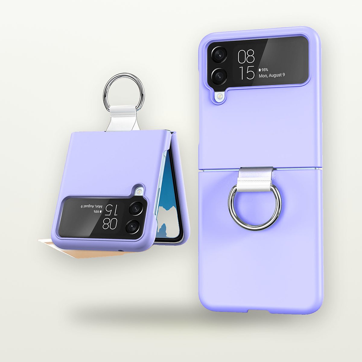 Clear Ring Case for Galaxy Z Flip3–Flip7 — GripLux (6)