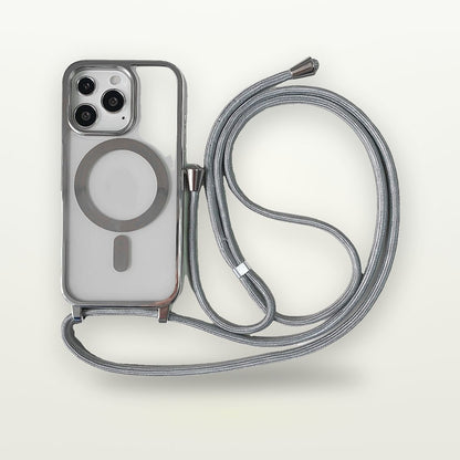 Clear MagSafe Case with Lanyard for iPhone 11–16 — GripLux (4)