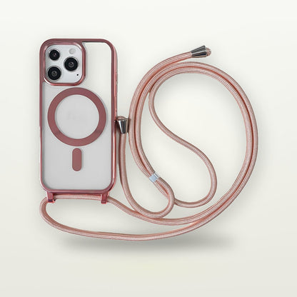 Clear MagSafe Case with Lanyard for iPhone 11–16 — GripLux (8)
