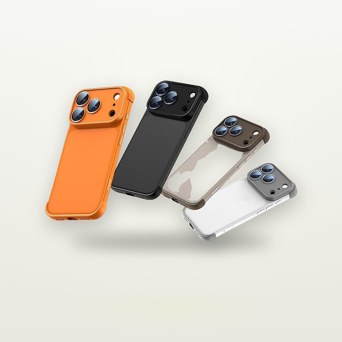 Frameless Cooling Case for iPhone 16–17 & Air — GripLux