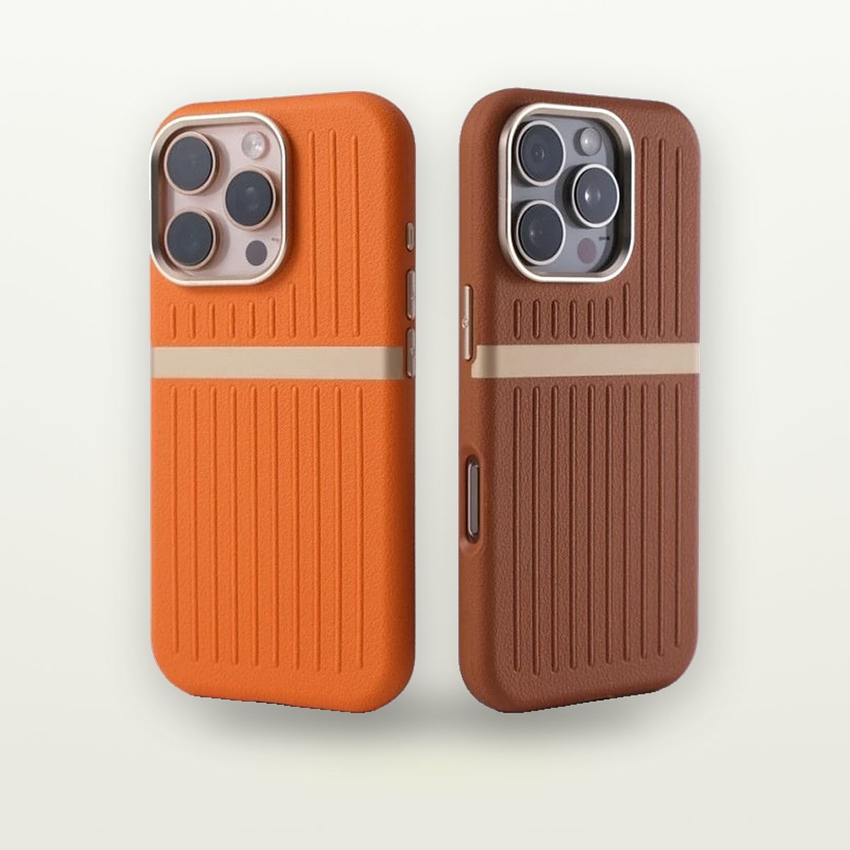 Ribbed Leather MagSafe Case for iPhone 13–17 — GripLux
