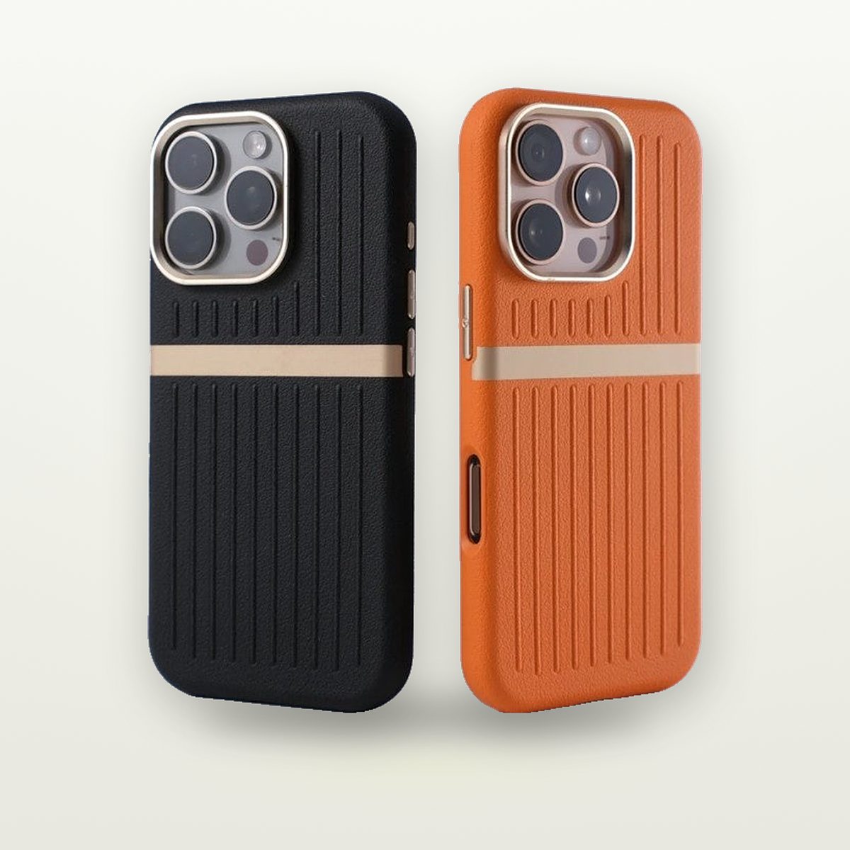 Ribbed Leather MagSafe Case for iPhone 13–17 — GripLux (2)