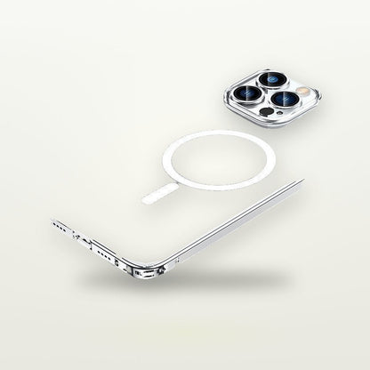 Metal Frame Clear MagSafe Case for iPhone 17 Series — GripLux