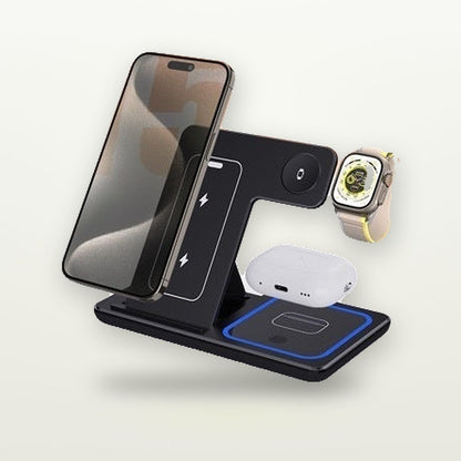 15W Foldable 3-in-1 Wireless Charging Stand — GripLux (2)