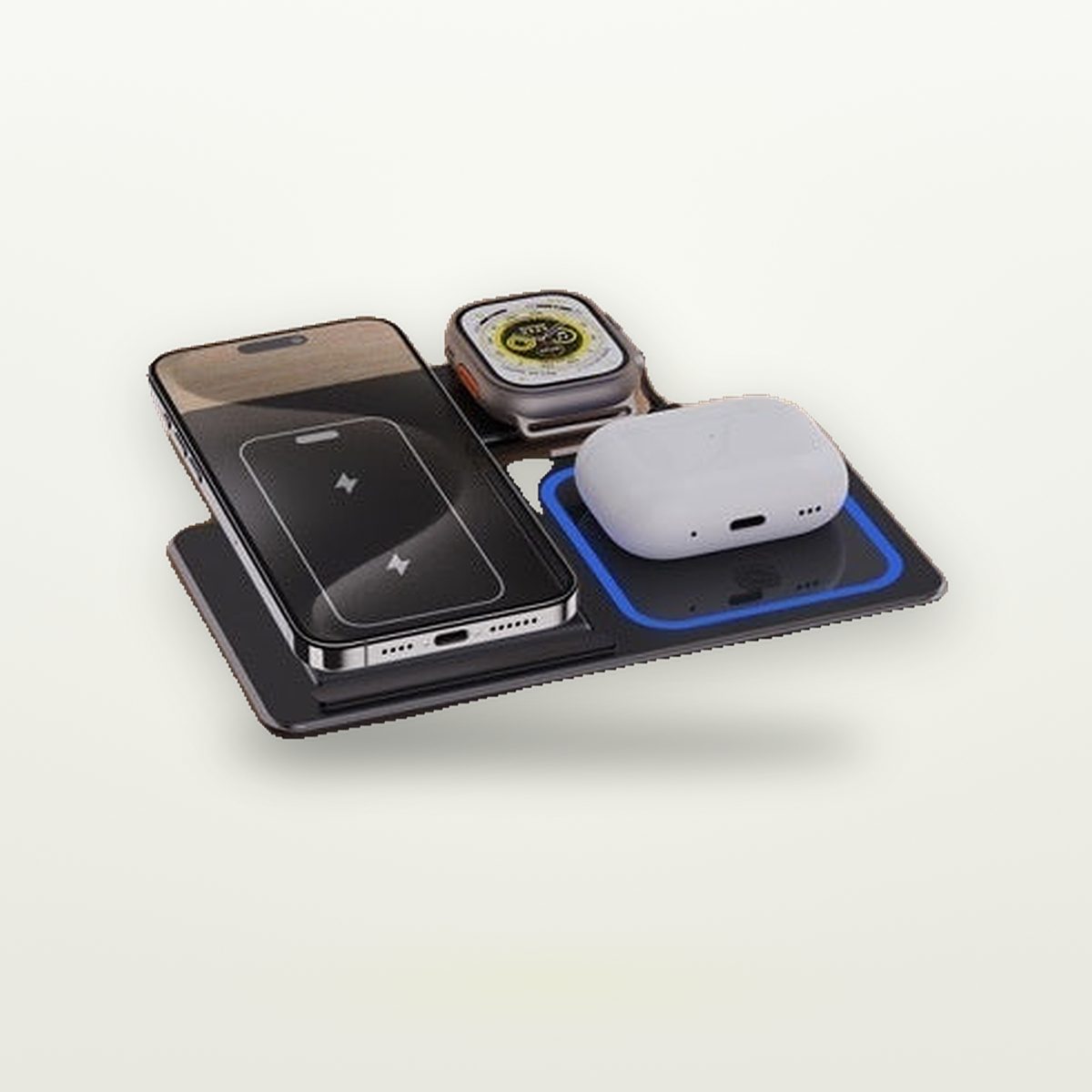 15W Foldable 3-in-1 Wireless Charging Stand — GripLux (5)