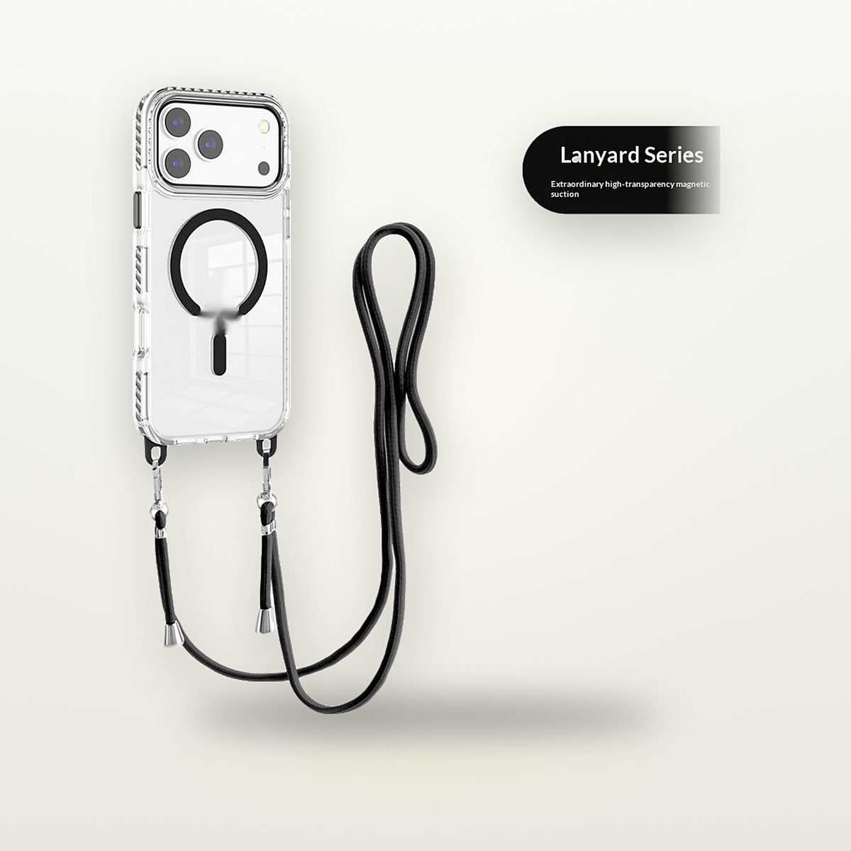 Clear MagSafe Crossbody Lanyard Case for iPhone 13–17 — GripLux (4)