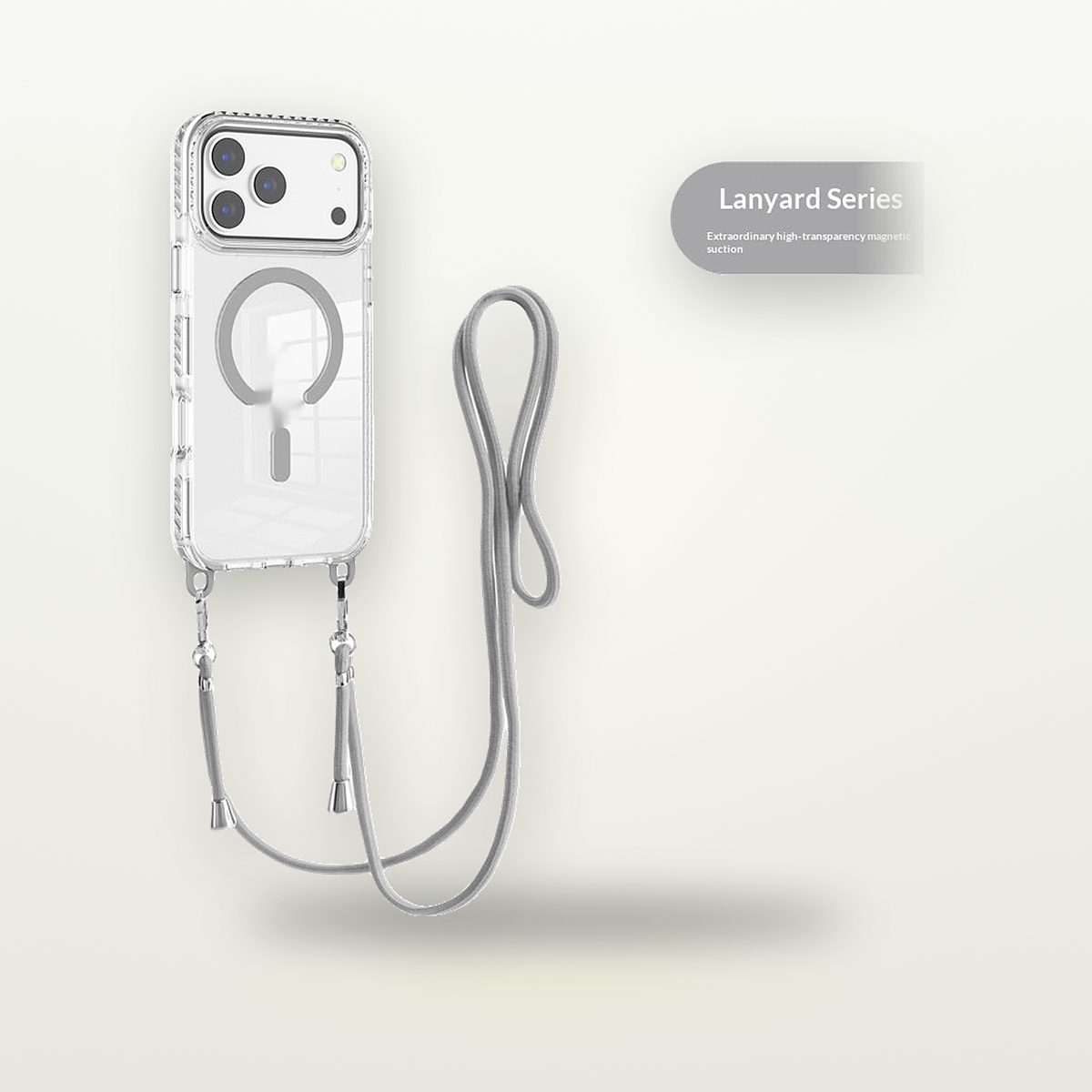 Clear MagSafe Crossbody Lanyard Case for iPhone 13–17 — GripLux (7)