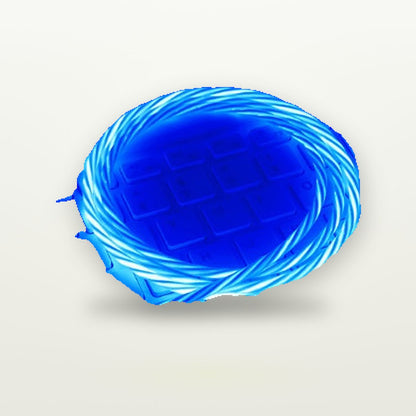 Light-Up Magnetic Elbow Charging Cable — GripLux
