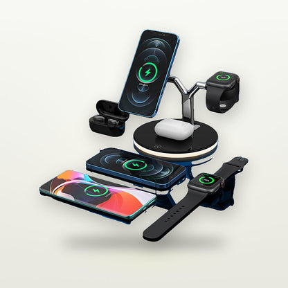 Upright 3-in-1 Magnetic Wireless Charging Dock — GripLux (3)