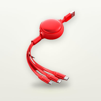 Pocket Retractable 3-in-1 Charging Cable — GripLux