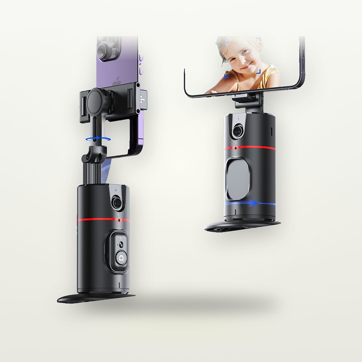 Smart AI Tracking Phone Stabilizer — GripLux (2)